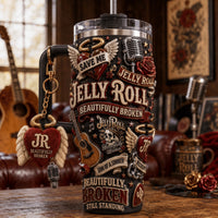 Broken Rose Country Glam 40oz Tumbler