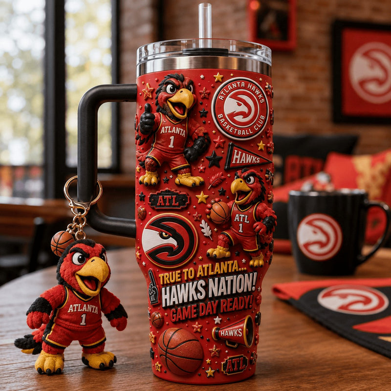 Atlanta Basketball Luxe 40oz Tumbler
