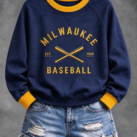 Milwaukee Crossed Bats Baseball Sweatshirt