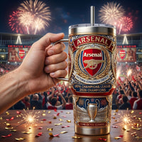 North London Football Gilded 40oz Tumbler