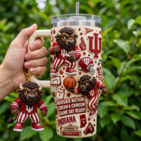 Indiana Hoosier Pride Starry 40oz Tumbler