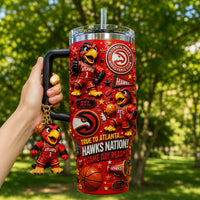 Atlanta Basketball Gilded 40oz Tumbler