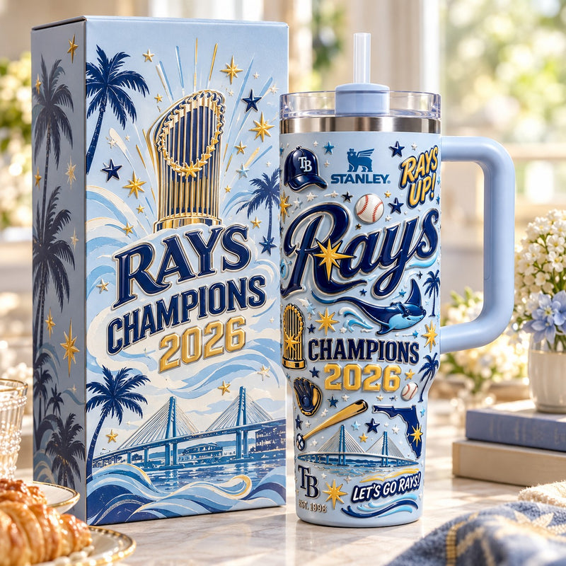 Tampa Bay Baseball Gilded 40oz Tumbler