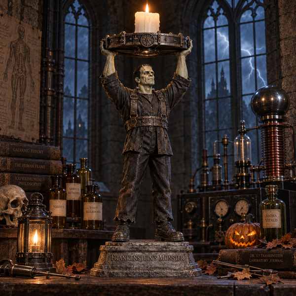 Frankenstein Monster Candle Holder - Detail