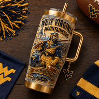 West Virginia Mountaineer Aurora 40oz Tumbler