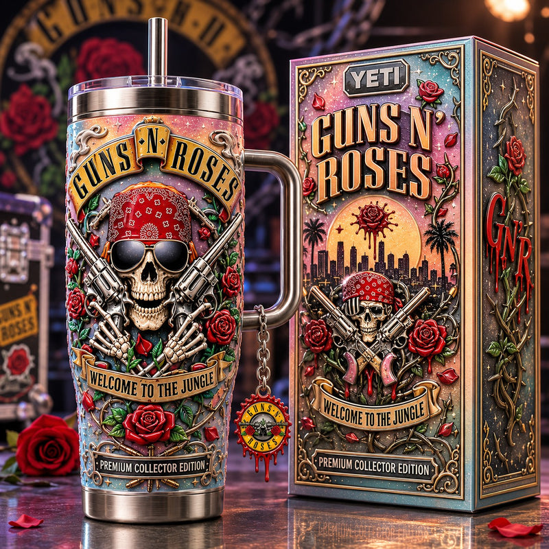 Rock Roses Legend Gilded 40oz Tumbler