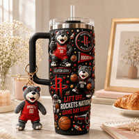 Houston Basketball Glam 40oz Tumbler