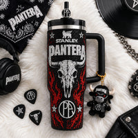 Heavy Metal Bull Bling 40oz Tumbler