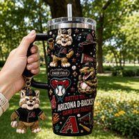 Arizona Baseball Glam 40oz Tumbler
