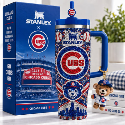 Chicago Baseball Starry 40oz Tumbler