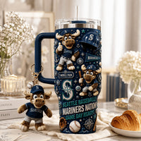 Seattle Baseball Gilded 40oz Tumbler
