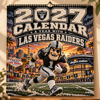 Las Vegas Football Fan 2027 Wall Calendar