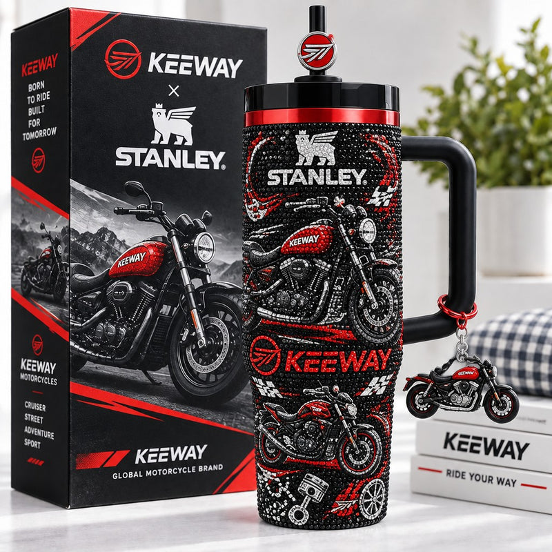 Adventure Street Motorcycle Aurora 40oz Tumbler