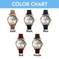 Woodland Honey Bear Mesh Quartz Watch