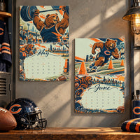 Chicago Roaring Bear 2027 Wall Calendar