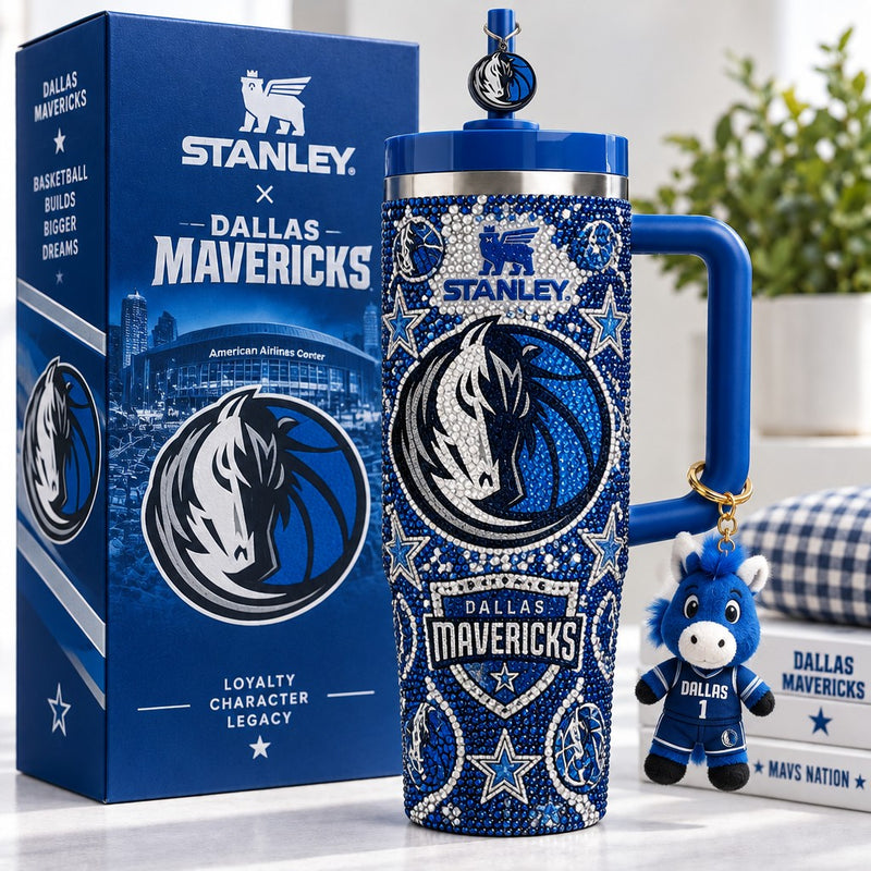Dallas Basketball Jewel 40oz Tumbler