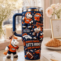 Denver Football Bling 40oz Tumbler