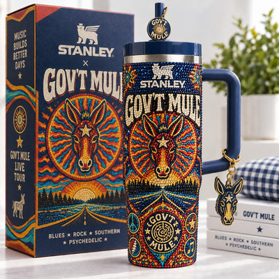 Southern Blues Rock Starry 40oz Tumbler