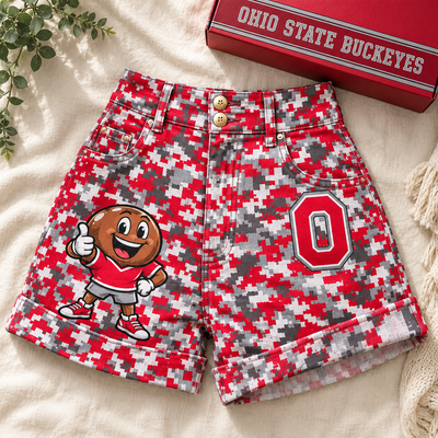 Columbus Digital Camo Cuffed Shorts