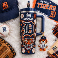 Detroit Baseball Bling 40oz Tumbler