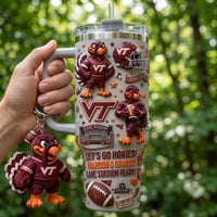 Virginia Tech Hokie Dazzle 40oz Tumbler