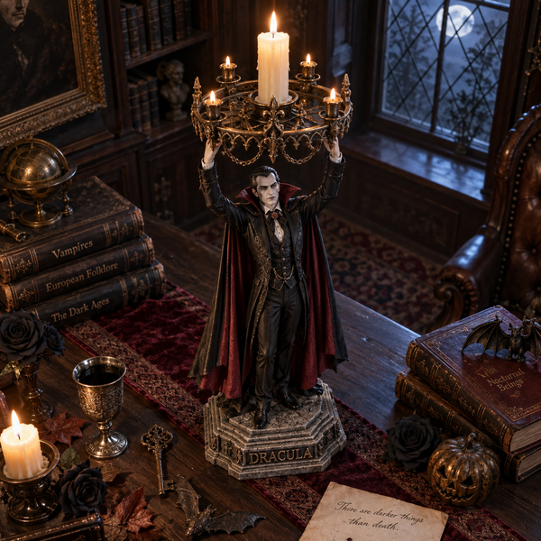 Dracula Candle Holder - Detail