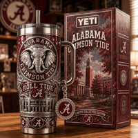 Tuscaloosa Crimson Bling 40oz Tumbler