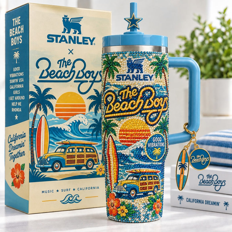 Surf Rock California Glam 40oz Tumbler