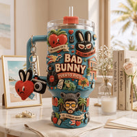 Puerto Rico Tropical Aurora 40oz Tumbler