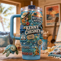 No Shoes Beach Country Starry 40oz Tumbler