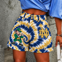 South Bend Tie-Dye Spiral Cuffed Shorts
