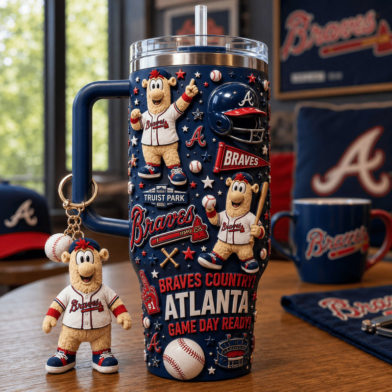Atlanta Baseball Aurora 40oz Tumbler