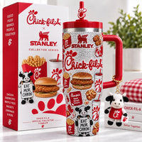 Chicken Sandwich Cow Starry 40oz Tumbler