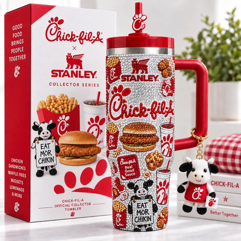 Chicken Sandwich Cow Starry 40oz Tumbler