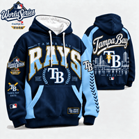 Tampa Bay Baseball Gold Varsity Hoodie