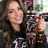 Atlanta Falcon Football Glam 40oz Tumbler