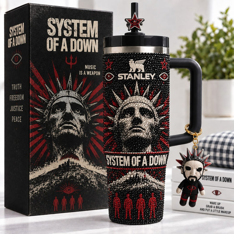 Alternative Metal Statue Jewel 40oz Tumbler