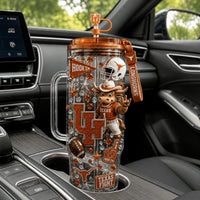 Texas Longhorn Football Starry 40oz Tumbler