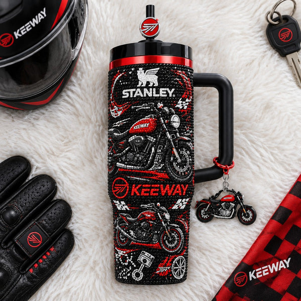 Adventure Street Motorcycle Aurora 40oz Tumbler - View 2