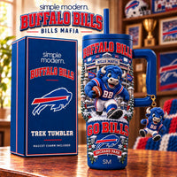 Buffalo Football Dazzle 40oz Tumbler