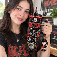 High Voltage Rock Jewel 40oz Tumbler