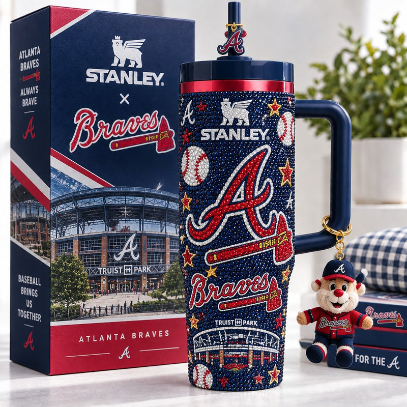 Atlanta Baseball Dazzle 40oz Tumbler