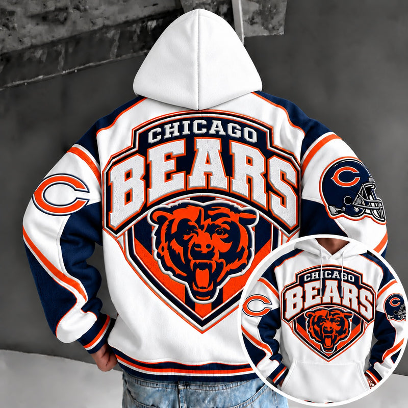 Chicago Football Fan 3D Print Hoodie