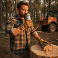 Chainsaw Logging Crew Tumbler With Handle