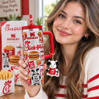 Chicken Sandwich Cow Starry 40oz Tumbler