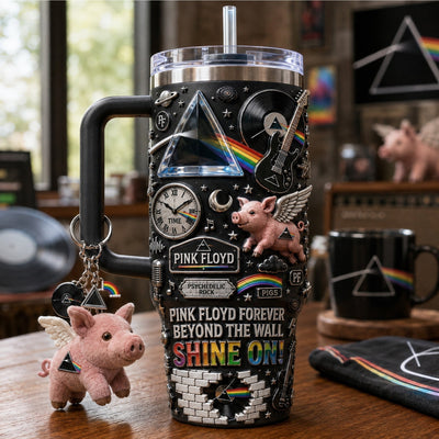 Prism Psychedelic Rock Glam 40oz Tumbler