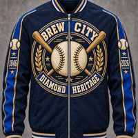 Milwaukee Diamond Heritage Baseball Jacket