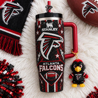 Atlanta Falcon Football Glam 40oz Tumbler