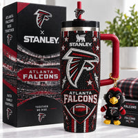 Atlanta Falcon Football Glam 40oz Tumbler