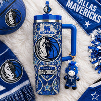 Dallas Basketball Jewel 40oz Tumbler